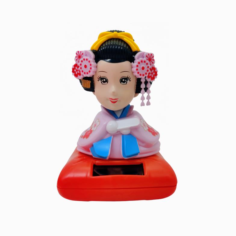 New Solar Powered Japanese-Style Doll Car Ornament Kimono Girl Shaking Head Nod Head Cartoon Doll Dashboard Cute Car Accessories
New Solar Powered Japanese-Style Doll Car Ornament Kimono Girl Shaking Head Nod Head Cartoon Doll Dashboard Cute Car Accessories