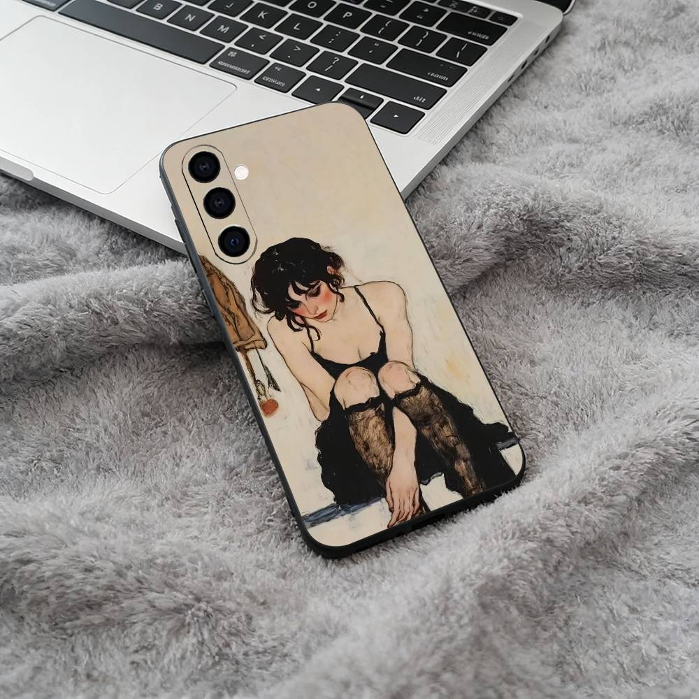 E-Egon S-Schiele Black Soft Silicone Phone Case for Samsung Galaxy A73, A71, A72, A70, A53, A52, A51 Samsung a12
E-Egon S-Schiele Black Soft Silicone Phone Case for Samsung Galaxy A73, A71, A72, A70, A53, A52, A51 Samsung a12