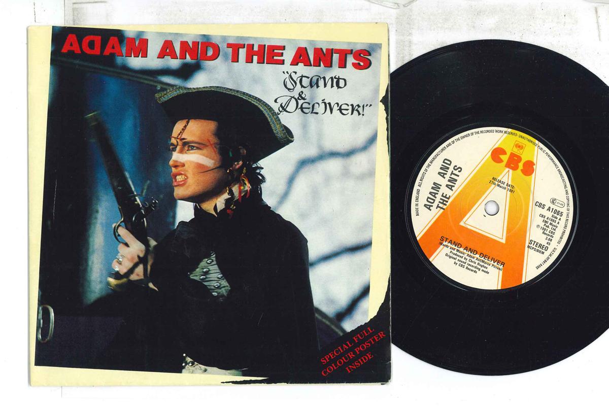7inch Record ADAM & THE ANTS - Stand And Deliver CBSA1065PROMO CBS 1981 UK Rock Used
7inch Record ADAM & THE ANTS - Stand And Deliver CBSA1065PROMO CBS 1981 UK Rock Used