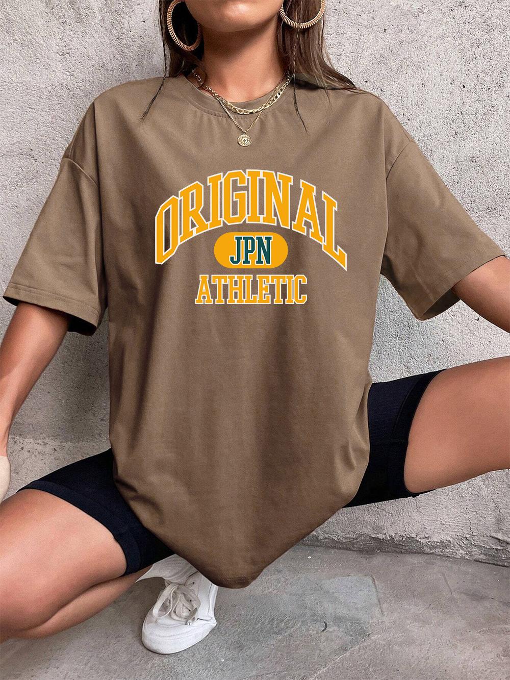 Jpn Original Athletic Sports Printed TShirts Womens Summer Cotton T Shirt Loose ONeck Soft Comfortable Tops Casual Clothes S
Jpn Original Athletic Sports Printed TShirts Womens Summer Cotton T Shirt Loose ONeck Soft Comfortable Tops Casual Clothes S
