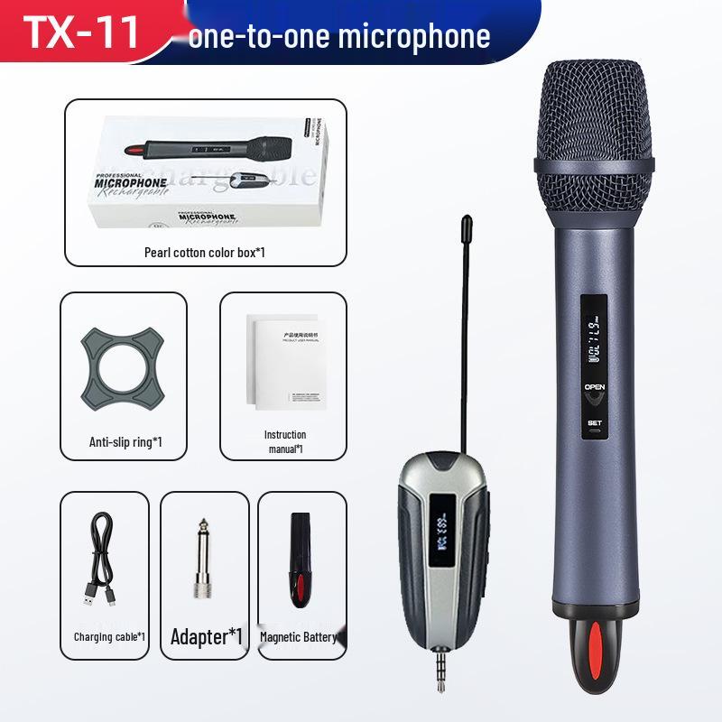 UHF Dual Wireless Microphone with Magnetic Charging & Removable Rechargeable Battery for Home, KTV, or Live Broadcast
UHF Dual Wireless Microphone with Magnetic Charging & Removable Rechargeable Battery for Home, KTV, or Live Broadcast