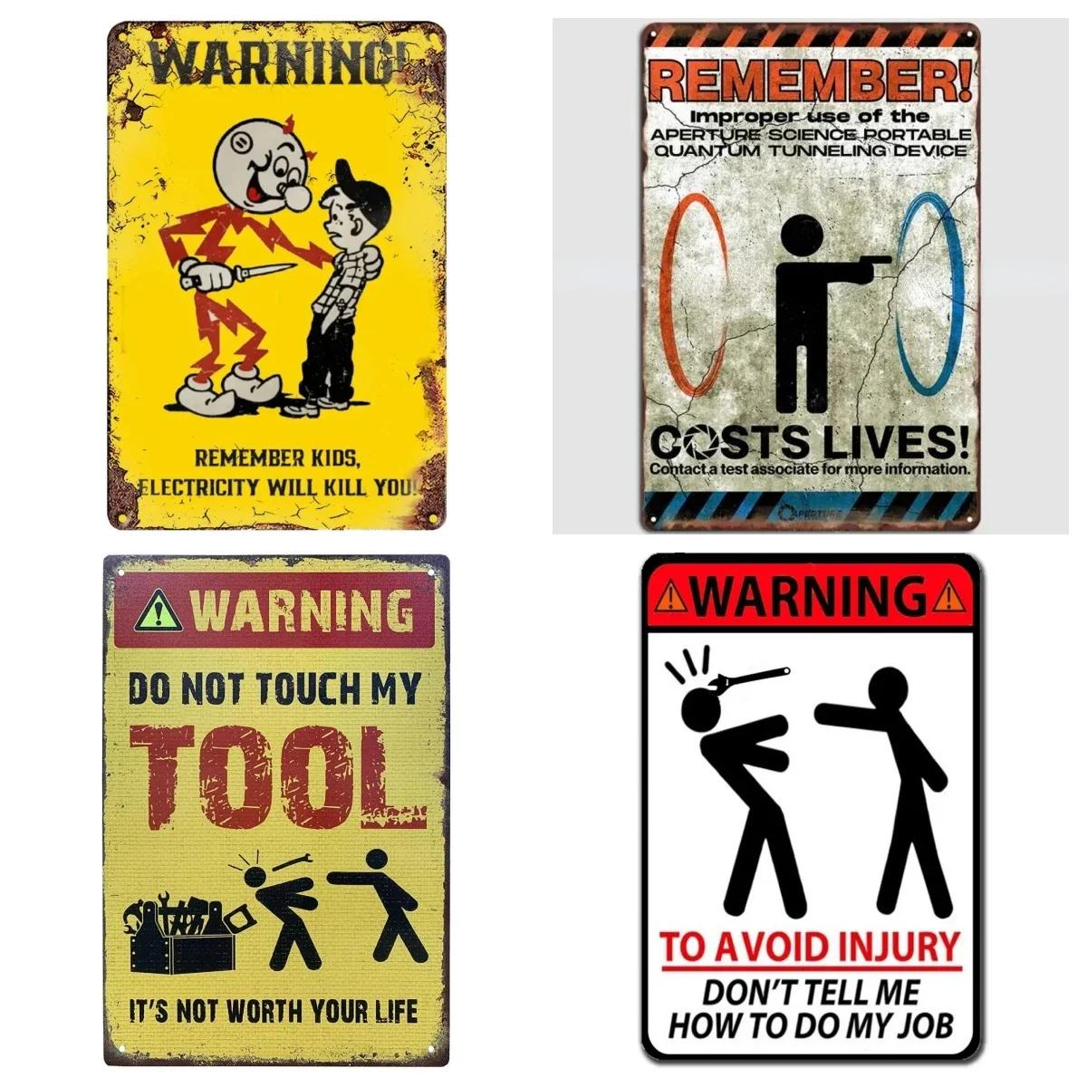 Vintage Metal Tin Sign Remember Kids Electricity Will Kill You Warning Vintage Metal Tin Sign Retro Iron Painting Tin Signs Pla
Vintage Metal Tin Sign Remember Kids Electricity Will Kill You Warning Vintage Metal Tin Sign Retro Iron Painting Tin Signs Pla