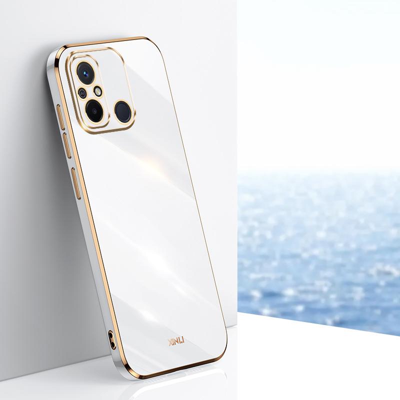 XINLI For Xiaomi Redmi 12C 4G Precise Lens Cutout Phone Case Electroplating Golden Edge Flexible TPU Cover White
XINLI For Xiaomi Redmi 12C 4G Precise Lens Cutout Phone Case Electroplating Golden Edge Flexible TPU Cover White