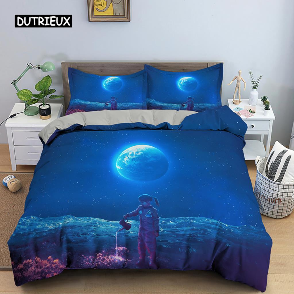 Astronaut Comforter Cover Collection Spaceman Pattern Style Bed Cover Collection for Boys Girl Fine Microfiber Bedclothes Twin Size King Dimension EU single(135x200cm)
Astronaut Comforter Cover Collection Spaceman Pattern Style Bed Cover Collection for Boys Girl Fine Microfiber Bedclothes Twin Size King Dimension EU single(135x200cm)