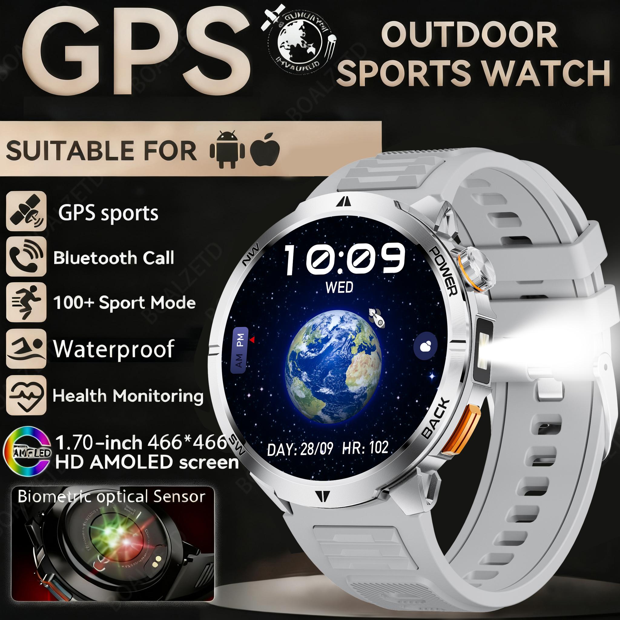 New MT68 Smart Watch LED Light Flashlight BT Calling Men Outdoor Sport Fitness Tracker Smartwatch 1000mah Large Battery серебряный
New MT68 Smart Watch LED Light Flashlight BT Calling Men Outdoor Sport Fitness Tracker Smartwatch 1000mah Large Battery серебряный