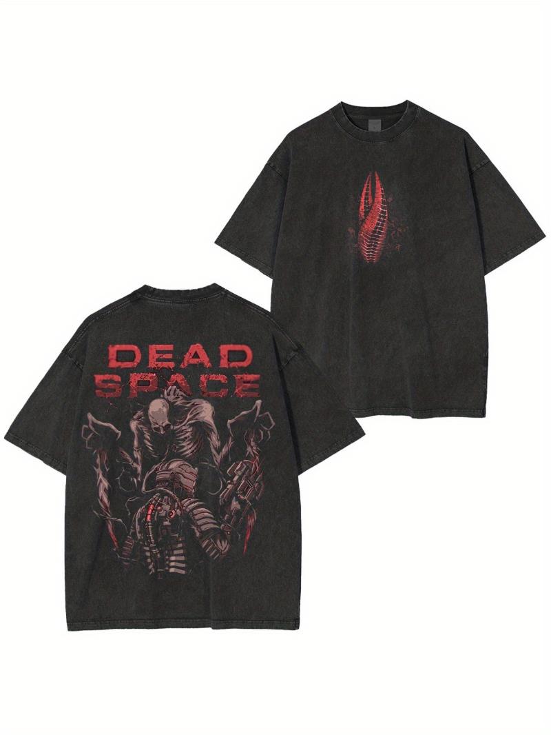 Unisexs Retro Dead Space Horror Game Graphic TShirt Soft Washed YK Streetwear Style Featuring Iconic Red and Horror Themes Top 2XL
Unisexs Retro Dead Space Horror Game Graphic TShirt Soft Washed YK Streetwear Style Featuring Iconic Red and Horror Themes Top 2XL