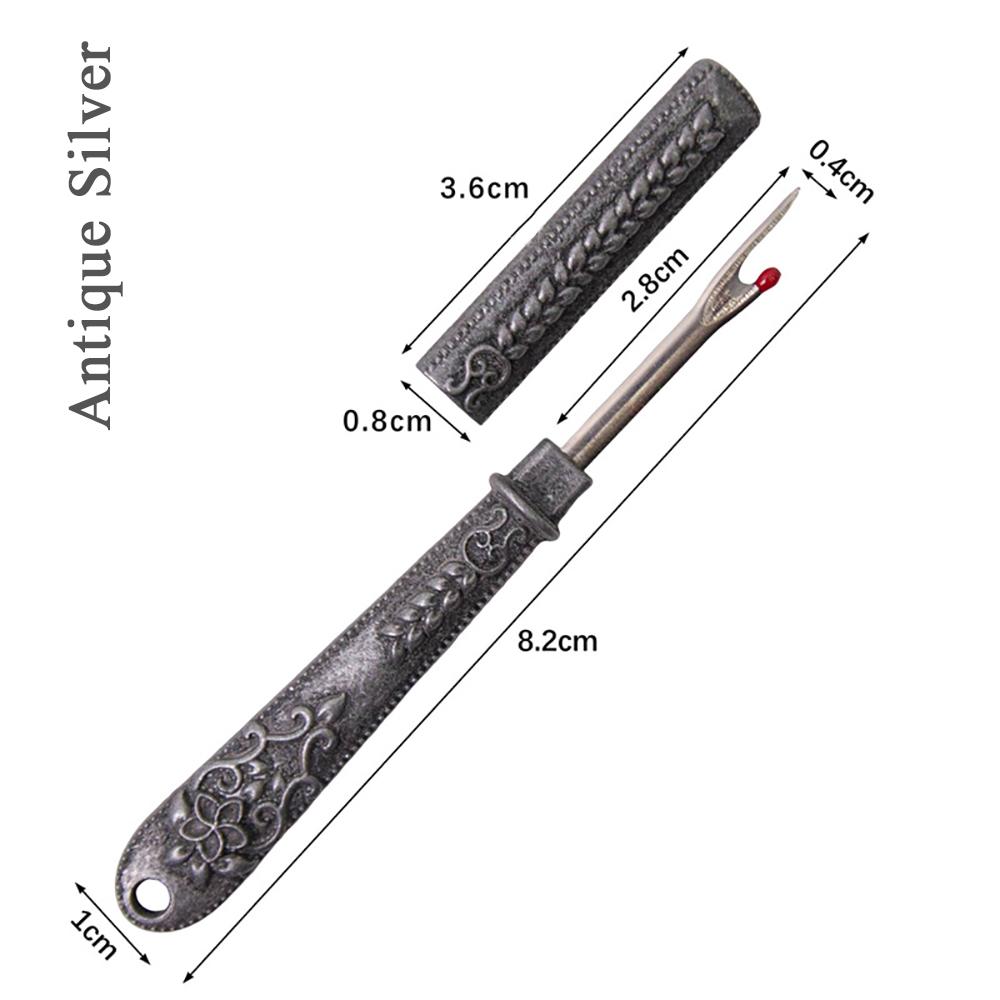 1Pc Multifunctional Thread Cutter Vintage Seam Ripper Sewing Seam Ripper Thread Remover With Cover Sewing Tools Accessories
1Pc Multifunctional Thread Cutter Vintage Seam Ripper Sewing Seam Ripper Thread Remover With Cover Sewing Tools Accessories