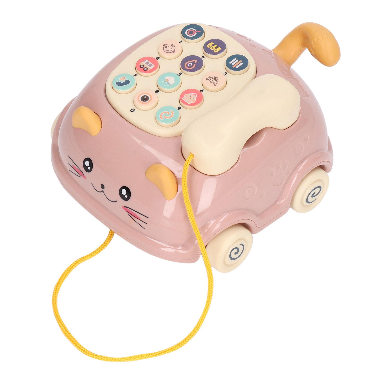 Baby Phone Toddlers Musical Toy Pretend Phone Call Toy Car Bilingual Story NaMachine Kitty Shape for Enlightment
Baby Phone Toddlers Musical Toy Pretend Phone Call Toy Car Bilingual Story NaMachine Kitty Shape for Enlightment