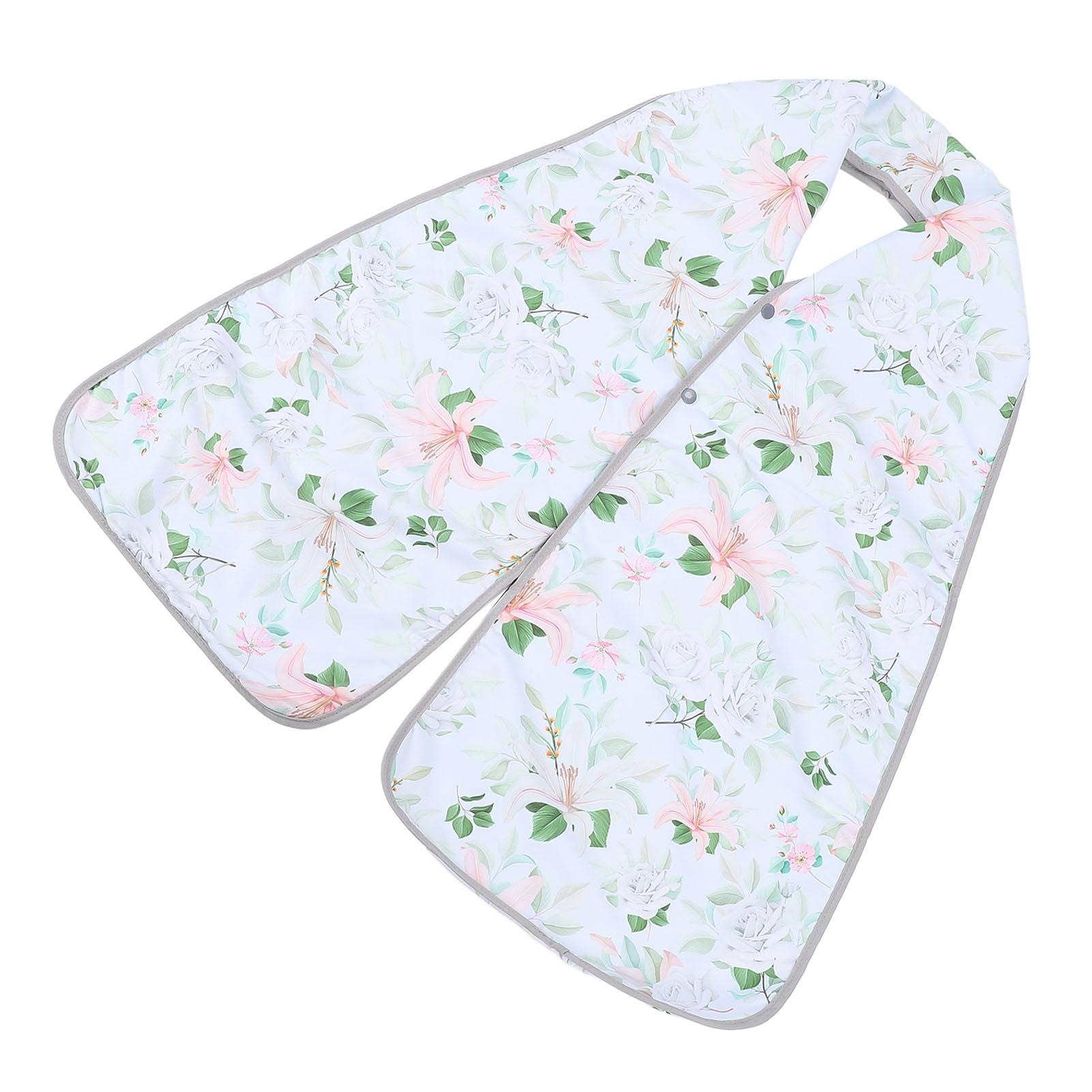 Adult Bib Scarf with Snap Closure Double Sided Clothing Protector for Elderly Senior Floral Patterned
Adult Bib Scarf with Snap Closure Double Sided Clothing Protector for Elderly Senior Floral Patterned