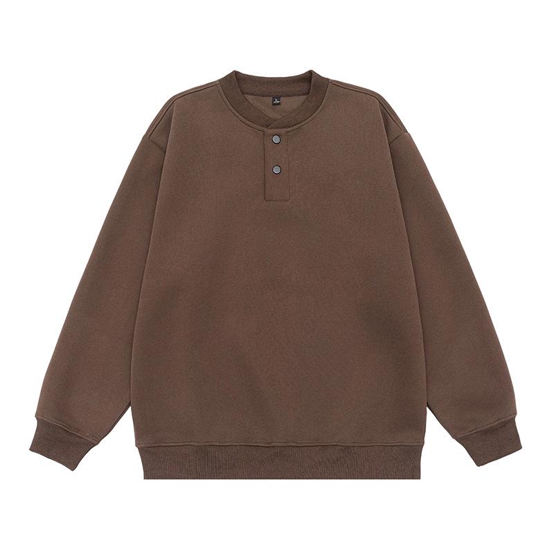 Mu Qiu Menswear | 2025 Autumn Henley Collar Hoodless Sweatshirt - Men s High-End Loose Fit Outerwear XL (70-80 kg) кофейный
Mu Qiu Menswear | 2025 Autumn Henley Collar Hoodless Sweatshirt - Men s High-End Loose Fit Outerwear XL (70-80 kg) кофейный