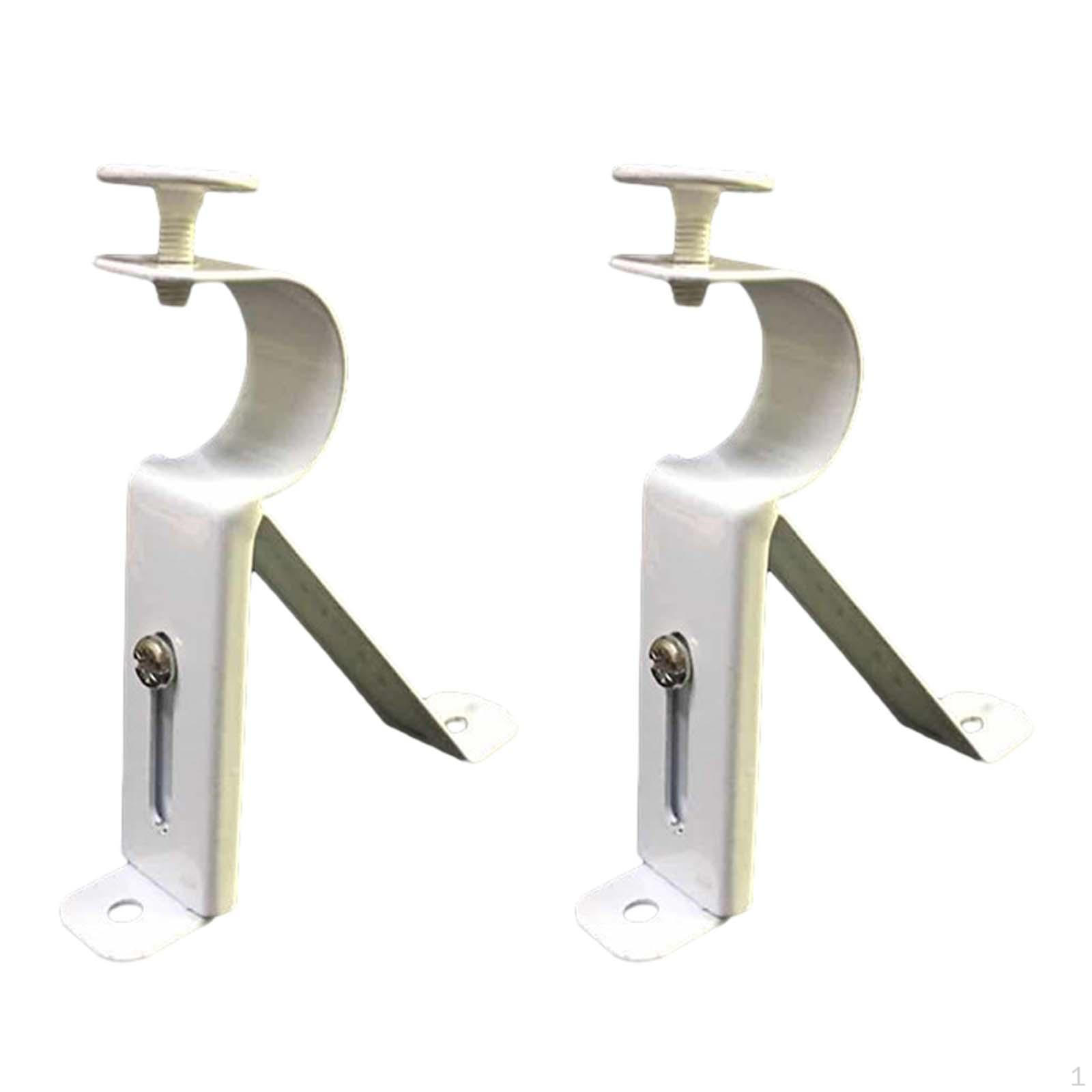 2 Curtain Rod Brackets, Adjustable Hook, 1-1.1 Inch Bracket білий
2 Curtain Rod Brackets, Adjustable Hook, 1-1.1 Inch Bracket білий