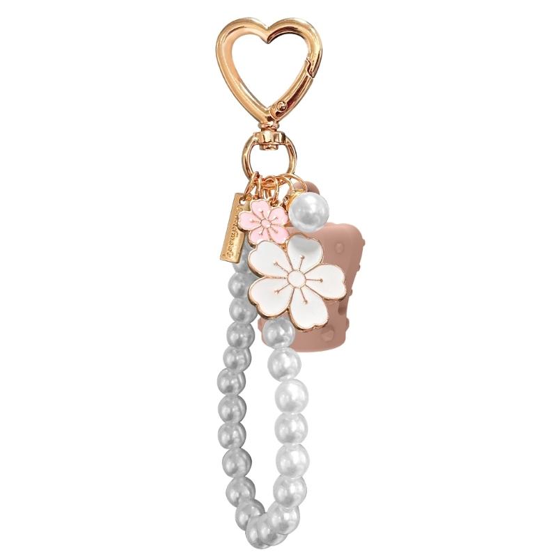 Fashionable Pearls Lip Balm Keychain Cover Multifunction key Holder Convenient Clip On Ornament For Keys or Purses кавовий
Fashionable Pearls Lip Balm Keychain Cover Multifunction key Holder Convenient Clip On Ornament For Keys or Purses кавовий