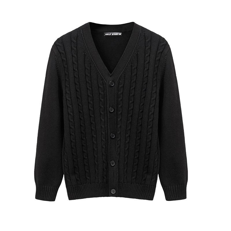 2025 New Autumn/Winter Men s Pure Cotton Cable Knit Cardigan: Youthful, Casual, V-Neck Sweater Coat, Thickened for Warmth. 4XL чорний
2025 New Autumn/Winter Men s Pure Cotton Cable Knit Cardigan: Youthful, Casual, V-Neck Sweater Coat, Thickened for Warmth. 4XL чорний
