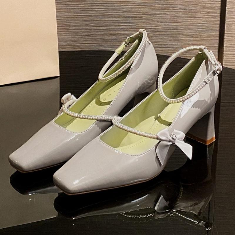 Rhinestone Elegant Mary Jane Shoes Women Square Toe Pumps Ankle Strap Shallow Bowknot Fashion High Heels Dress Shoes Female 39
Rhinestone Elegant Mary Jane Shoes Women Square Toe Pumps Ankle Strap Shallow Bowknot Fashion High Heels Dress Shoes Female 39