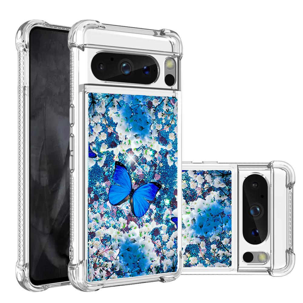 For Google Pixel 8 Pro TPU Case with Quicksand and Pattern Printed Black White Puppy
For Google Pixel 8 Pro TPU Case with Quicksand and Pattern Printed Black White Puppy