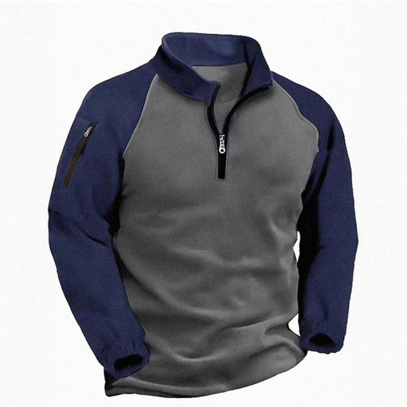 Men Color Block Half Zip Fleece Sweatshirt Long Sleeve Pullover With Zipper Pocket S темно-синий
Men Color Block Half Zip Fleece Sweatshirt Long Sleeve Pullover With Zipper Pocket S темно-синий