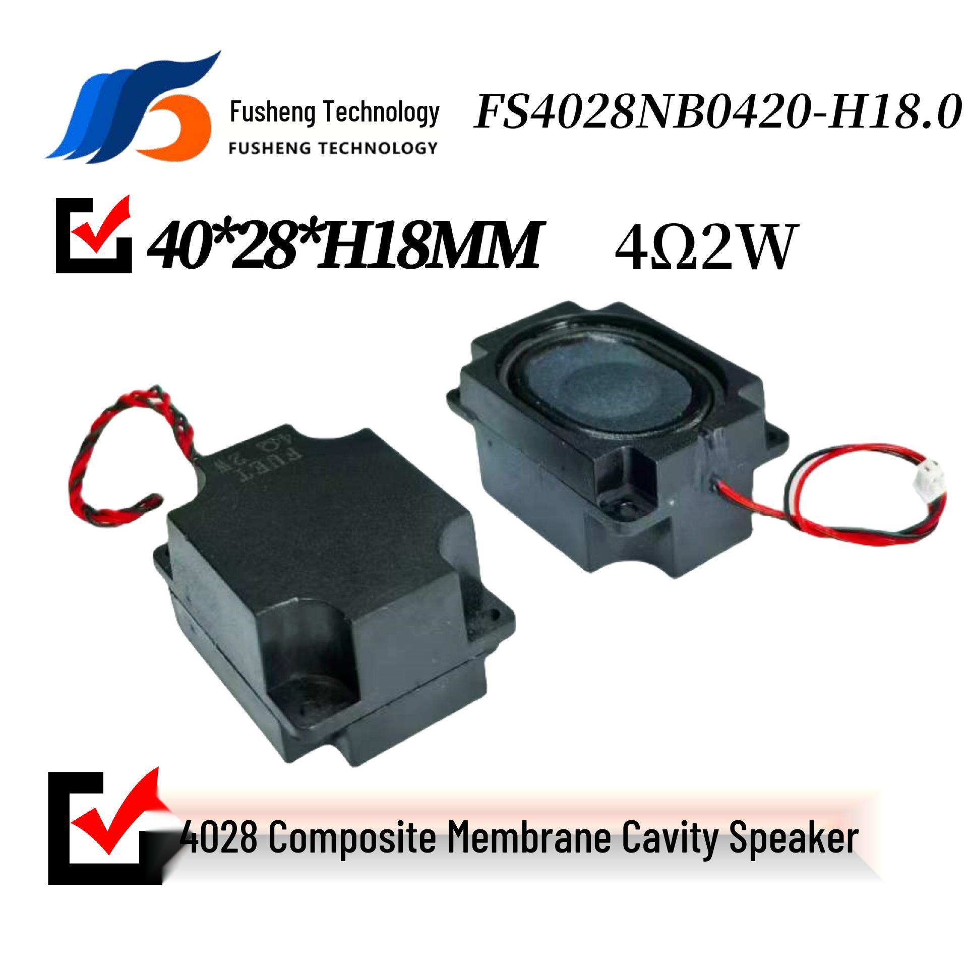 4028 Smart Home AI Voice Composite Film Speaker, 4 Ohm 2W Mini Cavity
4028 Smart Home AI Voice Composite Film Speaker, 4 Ohm 2W Mini Cavity