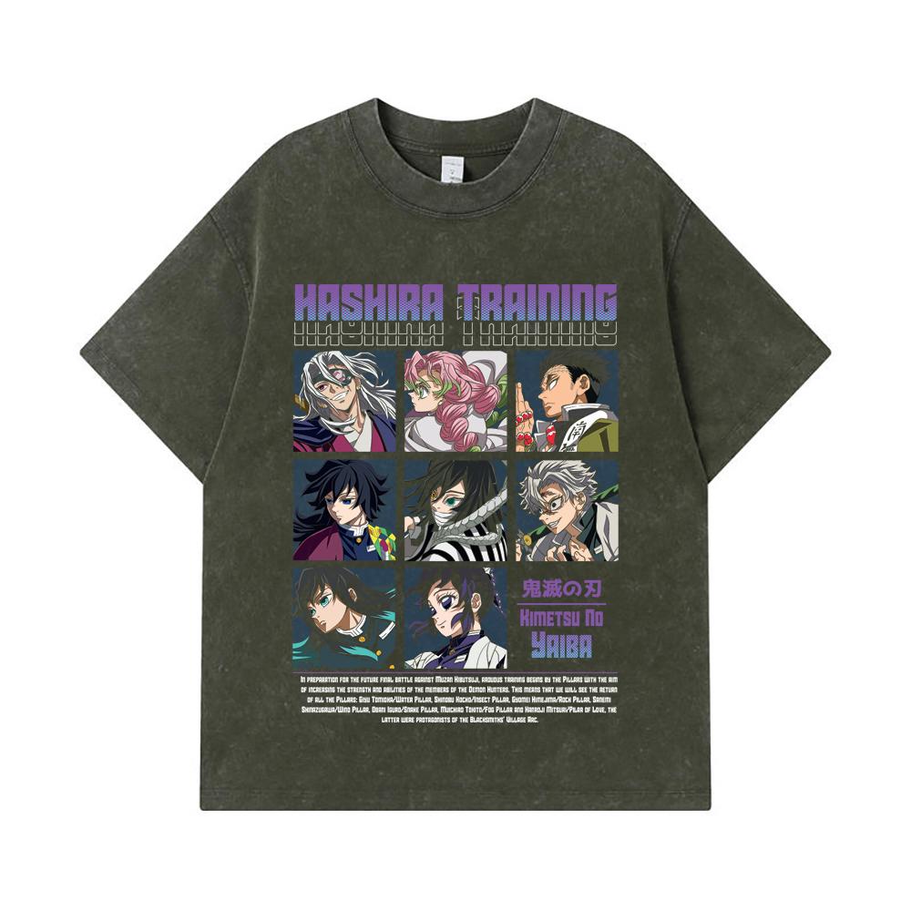 275 GSM Washed T-shirts 100% Cotton Demon Slayer V63 Hashira Training Print Unisex Heavy Cotton T Shirt S
275 GSM Washed T-shirts 100% Cotton Demon Slayer V63 Hashira Training Print Unisex Heavy Cotton T Shirt S