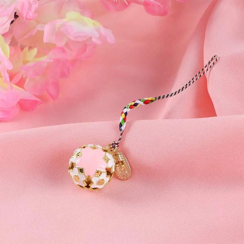 With Rope Cherry Blossoms Bell Pendant Cute Design Hollower Temple Charm Jingle Bell Pendant Decor
With Rope Cherry Blossoms Bell Pendant Cute Design Hollower Temple Charm Jingle Bell Pendant Decor