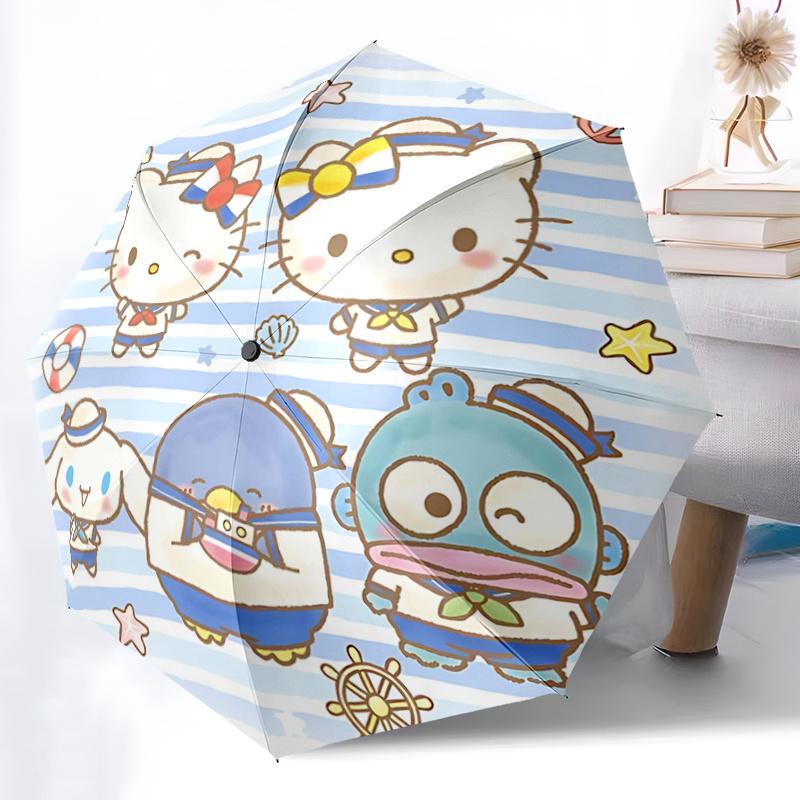 1pc Hello Kitty Sailor Set with Lifebuoy & Anchor Automatic Opening/Closing Umbrella with Foldable Design - Nautical Theme Umbrella for Fans, Traveler
1pc Hello Kitty Sailor Set with Lifebuoy & Anchor Automatic Opening/Closing Umbrella with Foldable Design - Nautical Theme Umbrella for Fans, Traveler