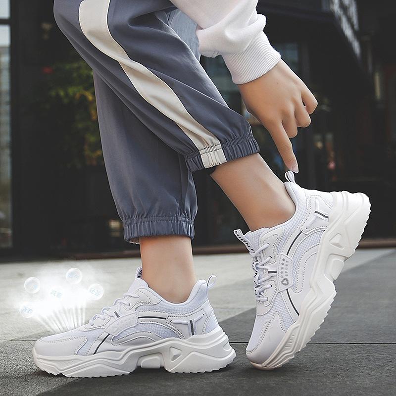 Autumn new dad shoes trendy thick-soled cowhide color matching single shoes versatile sports shoes women 35 белый
Autumn new dad shoes trendy thick-soled cowhide color matching single shoes versatile sports shoes women 35 белый