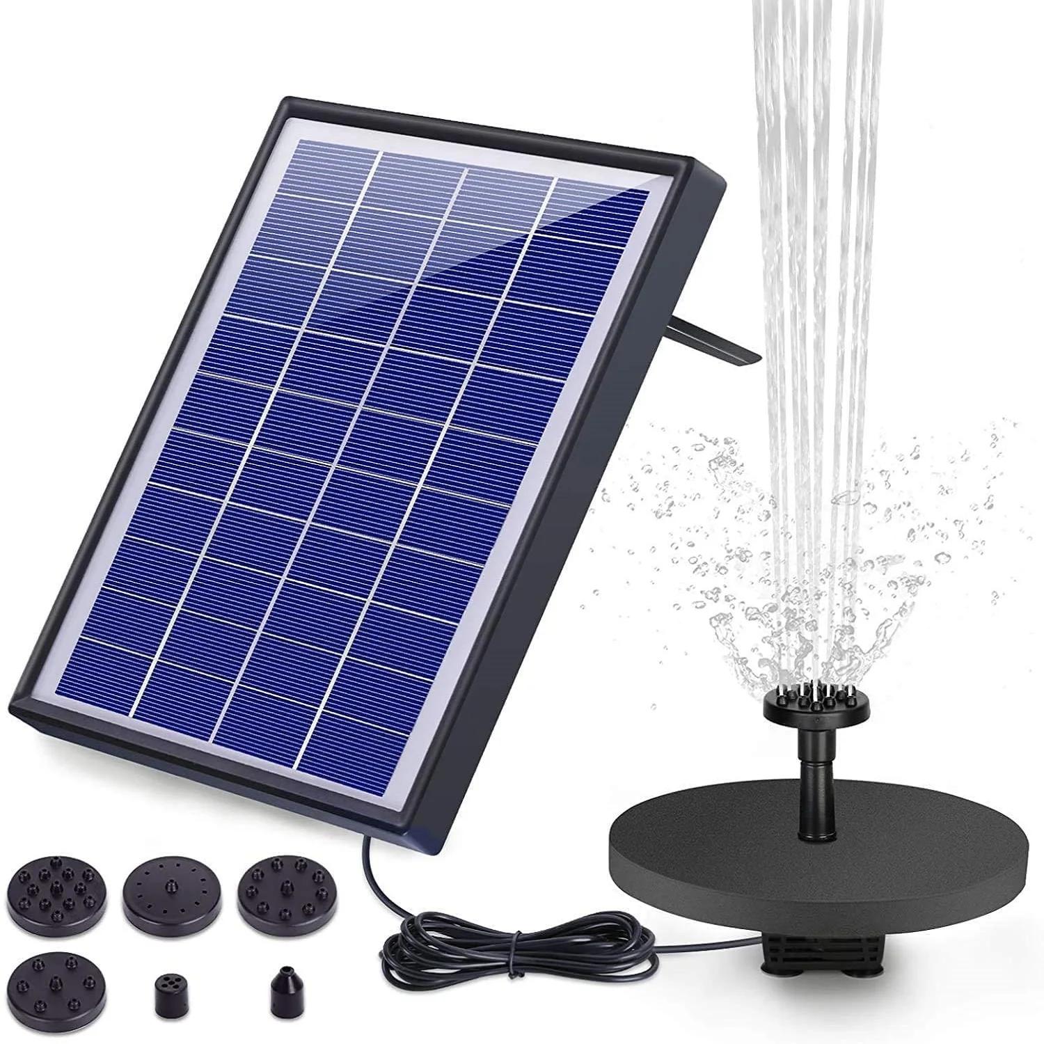 12W Solar Fountain Power Pump with Nozzles Pipe DIY Solar Water Pump for Water Feature for Bird Bath Fish Tank Pond Garden
12W Solar Fountain Power Pump with Nozzles Pipe DIY Solar Water Pump for Water Feature for Bird Bath Fish Tank Pond Garden