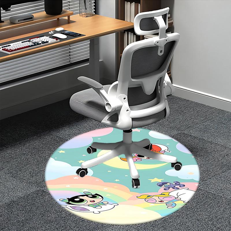 Powerpuff Girls Chair Mat Round Carpet - Home Decor, Sofa Rug, Office Mat, Suitable for Bedroom 80cm
Powerpuff Girls Chair Mat Round Carpet - Home Decor, Sofa Rug, Office Mat, Suitable for Bedroom 80cm