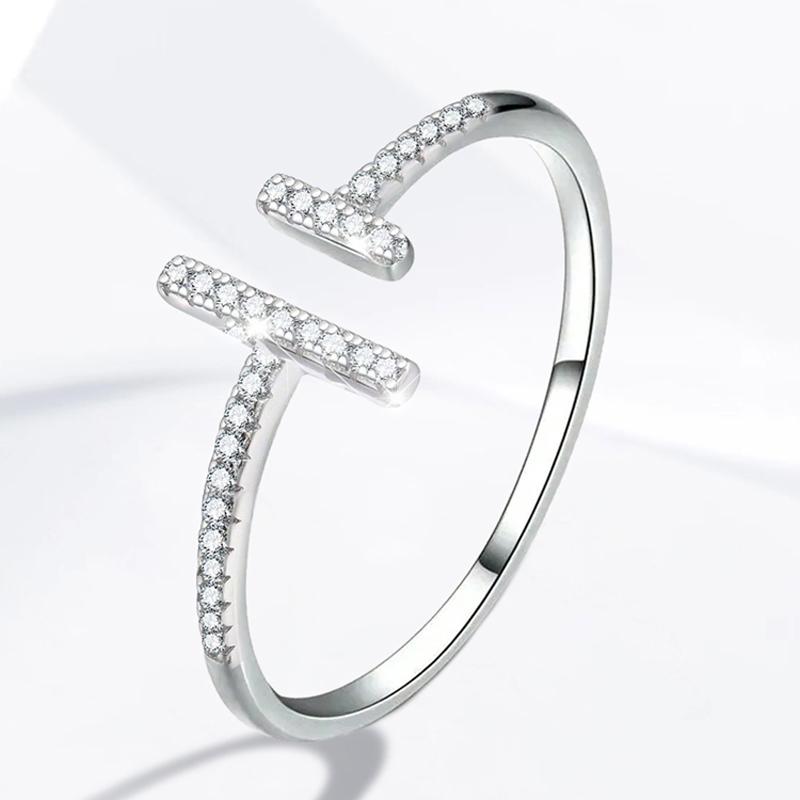 925 Silver Simple Shiny Parallel Length Adjustable Zircon Ring For Women Engagement Luxury High Quality Fine Jewelry resizable серебряный
925 Silver Simple Shiny Parallel Length Adjustable Zircon Ring For Women Engagement Luxury High Quality Fine Jewelry resizable серебряный