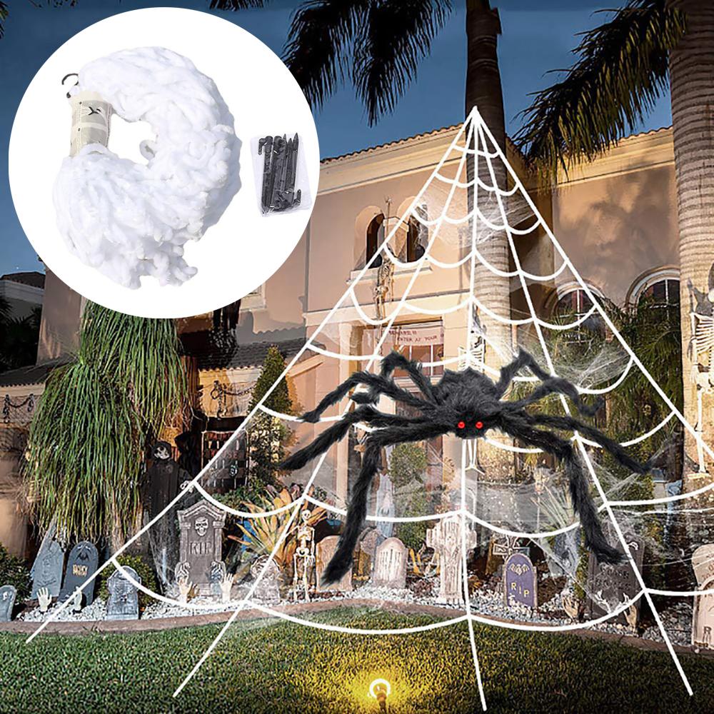 Halloween Triangle Spider Web,5m Large Plush Simulation Spider Web,Haunted Home Outdoor Yard Decoration Props 2025new белый
Halloween Triangle Spider Web,5m Large Plush Simulation Spider Web,Haunted Home Outdoor Yard Decoration Props 2025new белый