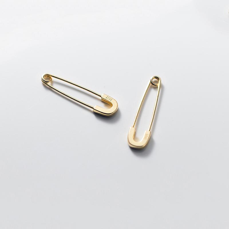 Real 925 Silver Jewelry Punk Style Minimalist Safety Pin Stud Earrings for Women Teens Girls 31mm золотий
Real 925 Silver Jewelry Punk Style Minimalist Safety Pin Stud Earrings for Women Teens Girls 31mm золотий