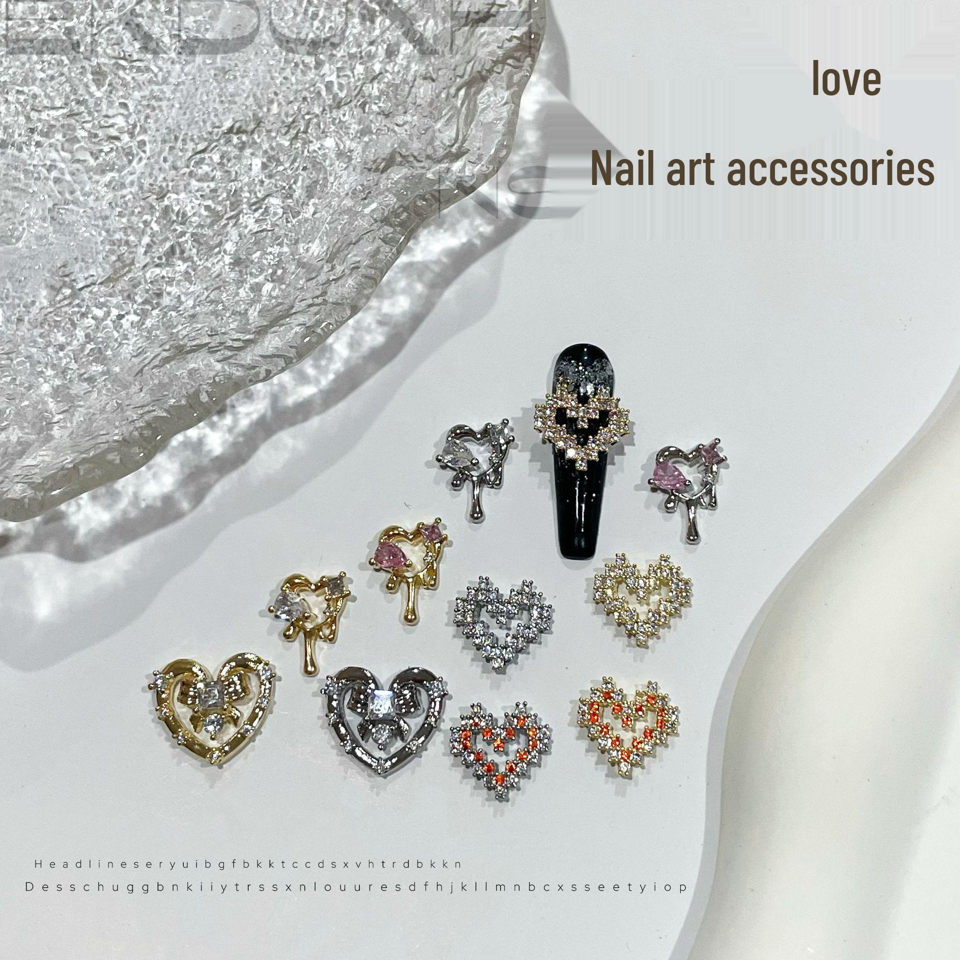 78 Peach Heart Pendant Nail Accessories with Irregular Rhinestone and Zircon Jewelry
78 Peach Heart Pendant Nail Accessories with Irregular Rhinestone and Zircon Jewelry