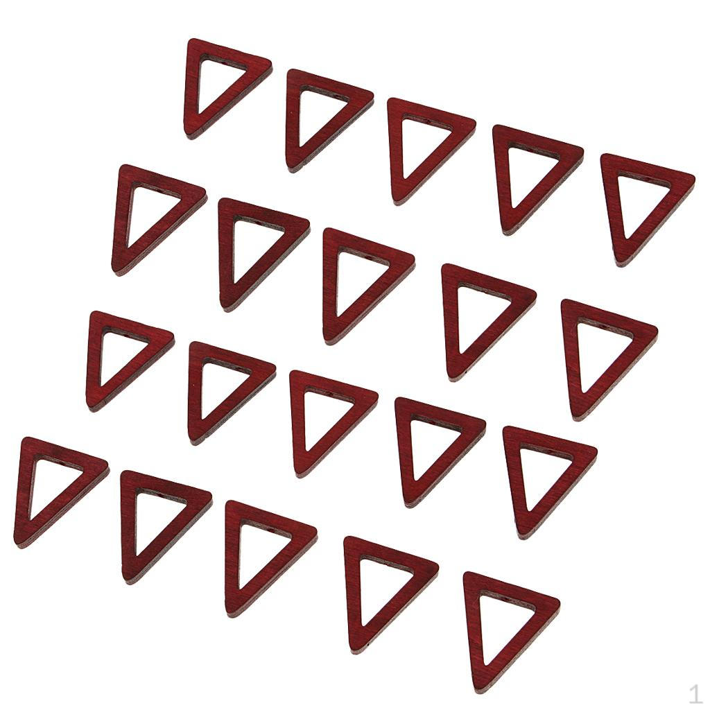 20 Pack Wooden Triangle Drop Jewelry Pendants DIY Necklace for Making вино красного
20 Pack Wooden Triangle Drop Jewelry Pendants DIY Necklace for Making вино красного