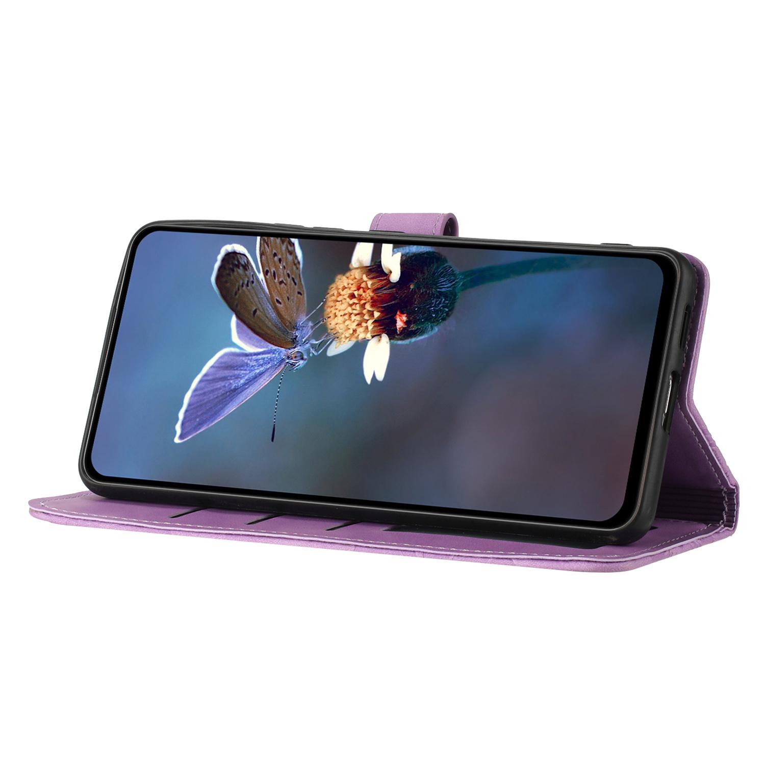For Samsung Galaxy A53 5G Phone Cover PU Leather Imprinted Flowers Stand Wallet Full Protection Case Purple
For Samsung Galaxy A53 5G Phone Cover PU Leather Imprinted Flowers Stand Wallet Full Protection Case Purple