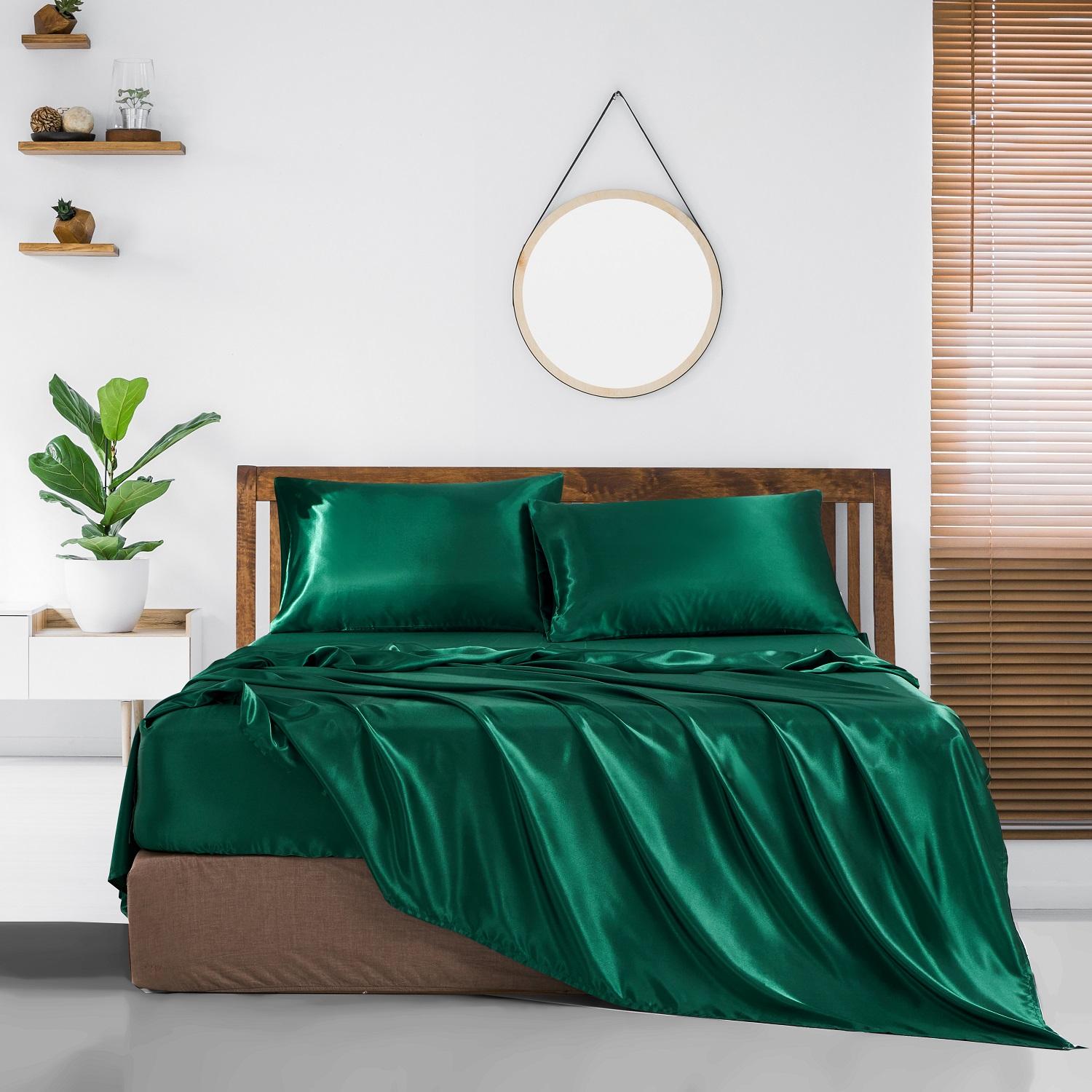 12 цветов, набор из четырех предметов, однотонные роскошные простыни, шляпа, наволочка, домашнее постельное белье King темно-зеленого
12 цветов, набор из четырех предметов, однотонные роскошные простыни, шляпа, наволочка, домашнее постельное белье King темно-зеленого