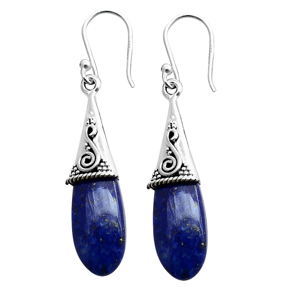Lapis Lazuli Gemstone Earrings Solid 925 Sterling Silver Handmade Earrings Jewelry Gift For Women And Girls E-3199
Lapis Lazuli Gemstone Earrings Solid 925 Sterling Silver Handmade Earrings Jewelry Gift For Women And Girls E-3199