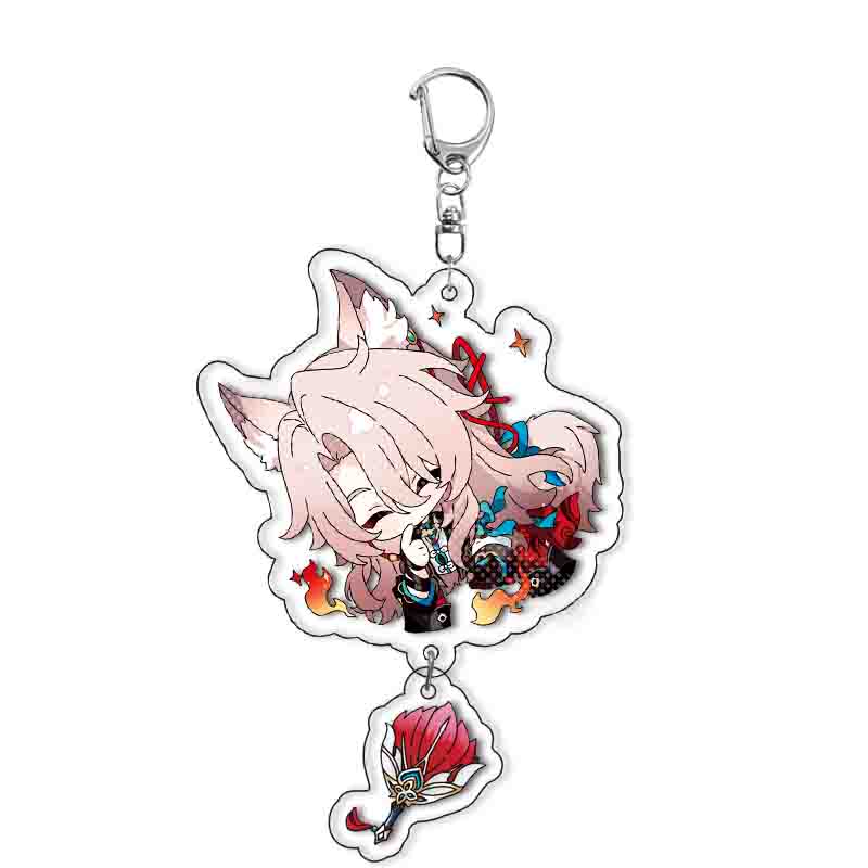 Honkai Star Rail Pendant Keychain For Jiao Qiu Yunli Jade March 7th Boothill 6 cm
Honkai Star Rail Pendant Keychain For Jiao Qiu Yunli Jade March 7th Boothill 6 cm