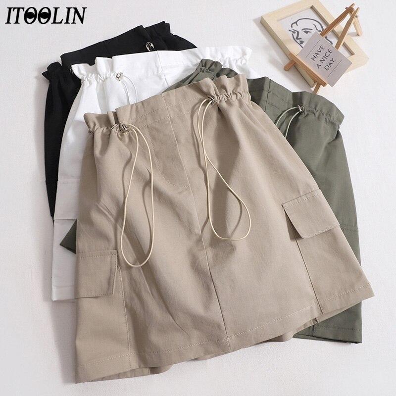 ITOOLIN женские винтажные юбки на шнурке Повседневная облегающая юбка трапециевидной формы с высокой талией и карманами летняя для женщин вечерние мини-юбка
ITOOLIN женские винтажные юбки на шнурке Повседневная облегающая юбка трапециевидной формы с высокой талией и карманами летняя для женщин вечерние мини-юбка