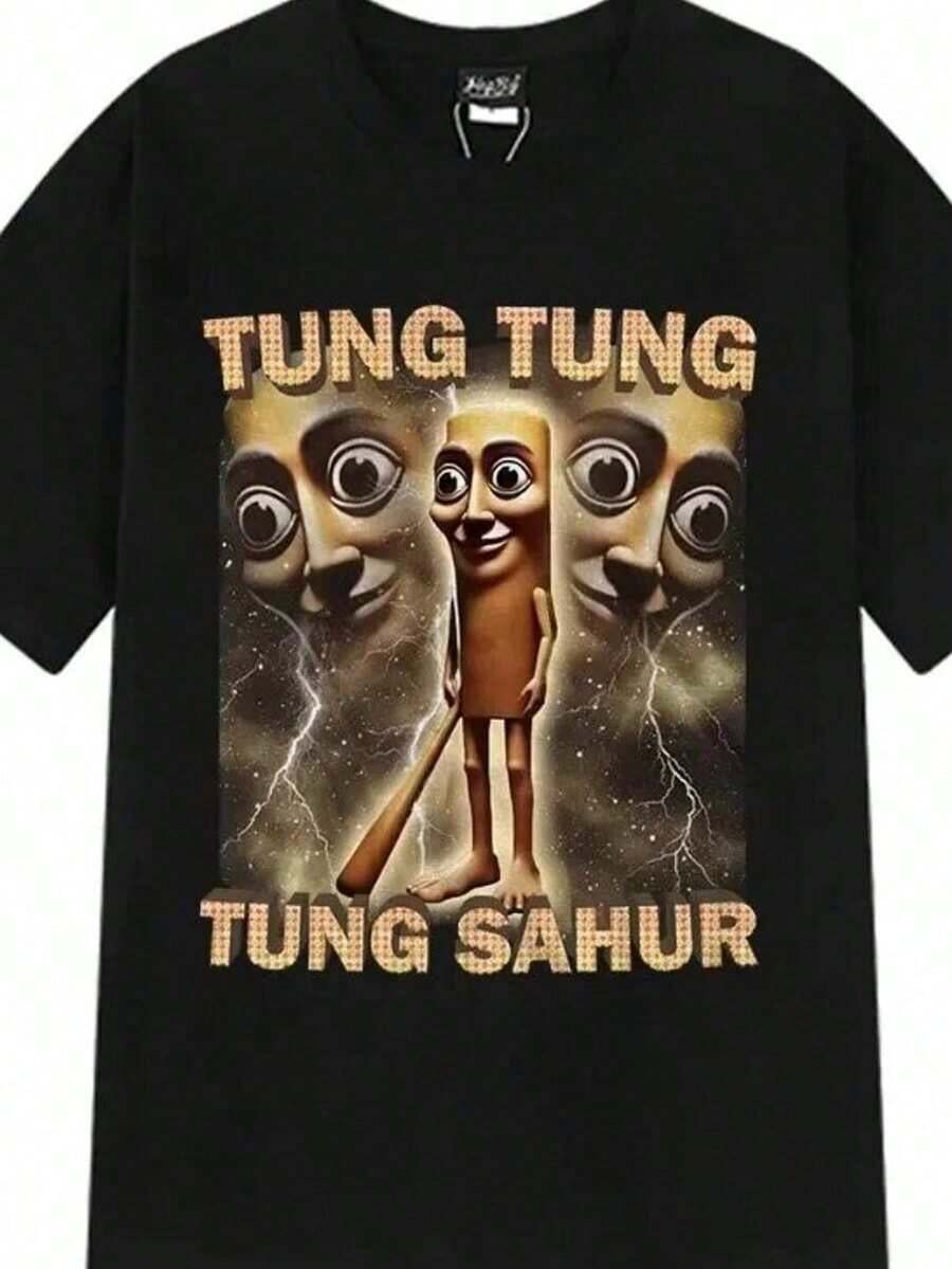 Tung Sahur Graphic Printed T-Shirt Men Summer Casual Loose Fashion Funny Round Neck Short Sleeve Tops Clothing T-Shirt Unisex XL
Tung Sahur Graphic Printed T-Shirt Men Summer Casual Loose Fashion Funny Round Neck Short Sleeve Tops Clothing T-Shirt Unisex XL