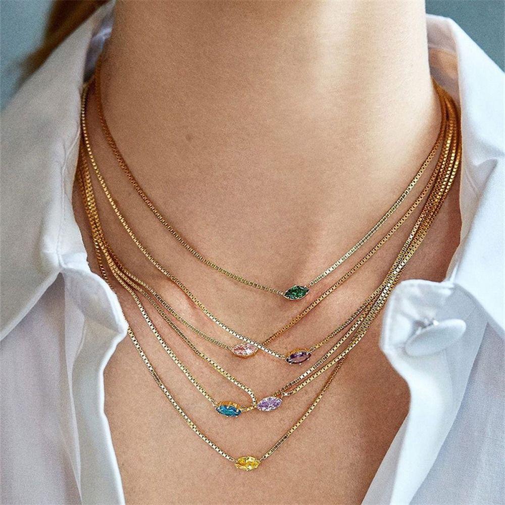 Choker Sweater Chain Women Necklace Fashion Jewelry Korean Style Necklace Girl Clavicle Chain
Choker Sweater Chain Women Necklace Fashion Jewelry Korean Style Necklace Girl Clavicle Chain