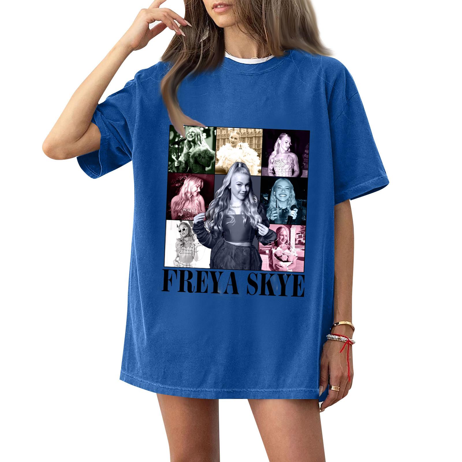 Women Casual Crew Neck Short Sleeve T Shirt Loose Fit Digital Print Graphic Tee Top Comfortable Lightweight Summer Wear XXXXL синий
Women Casual Crew Neck Short Sleeve T Shirt Loose Fit Digital Print Graphic Tee Top Comfortable Lightweight Summer Wear XXXXL синий