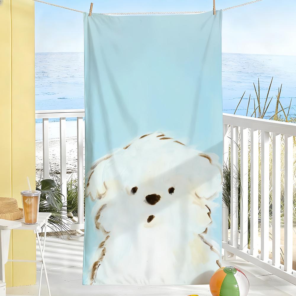 Art Cute Cartoon Dog Towel Soft Pool Gift For Travel Gym Shower Camping Quick Dry Sports Large Beach Towels W40*H60(CM)
Art Cute Cartoon Dog Towel Soft Pool Gift For Travel Gym Shower Camping Quick Dry Sports Large Beach Towels W40*H60(CM)