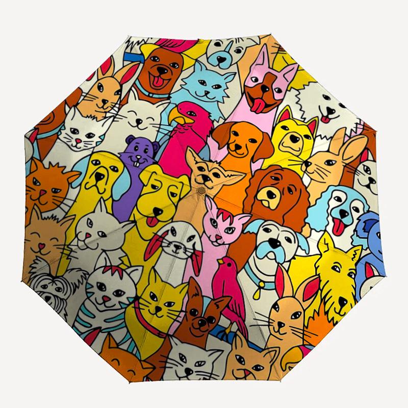 1pc Animal Fiesta Automatic Open/Close Umbrella, Umbrella with cartoon Design, Portable Compact Umbrella for Men & Women, Good Holiday Gift
1pc Animal Fiesta Automatic Open/Close Umbrella, Umbrella with cartoon Design, Portable Compact Umbrella for Men & Women, Good Holiday Gift