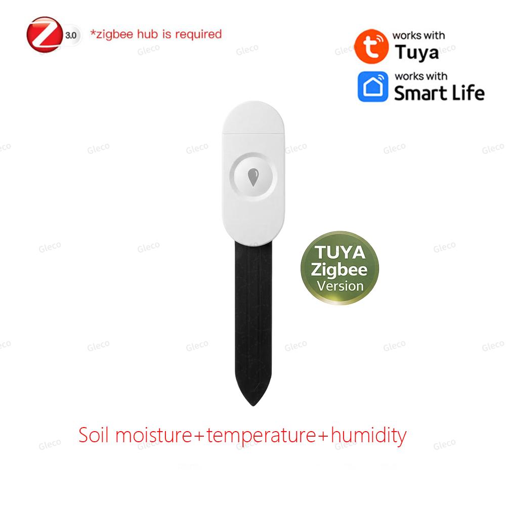 Zigbee Soil Moisture Sensor Fertility Sunlight Ambient Humidity Temperature Tester Monitor Detector For Smart Life TUYA 2MQTT TYPE2 for TUYA(3in1)
Zigbee Soil Moisture Sensor Fertility Sunlight Ambient Humidity Temperature Tester Monitor Detector For Smart Life TUYA 2MQTT TYPE2 for TUYA(3in1)
