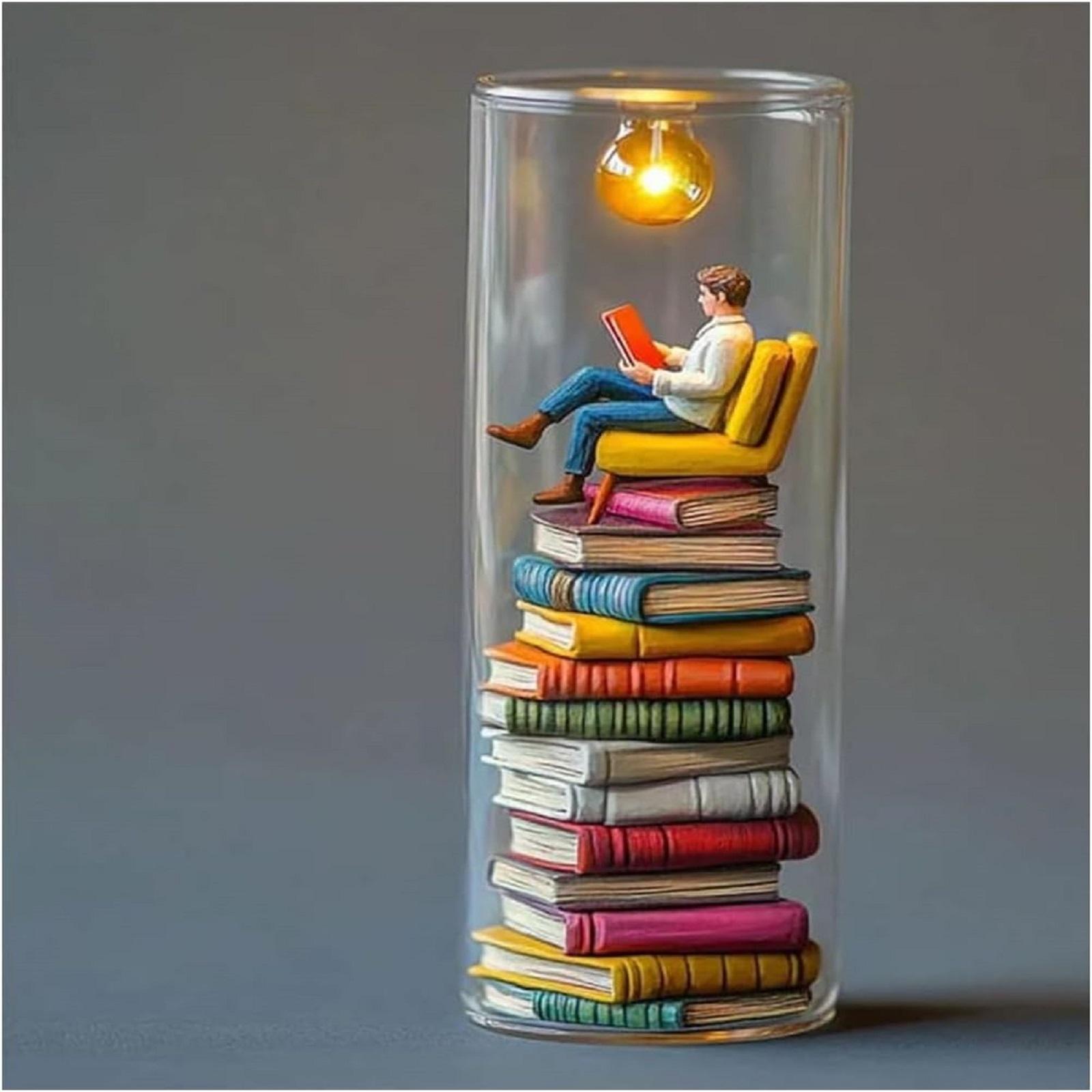 Reader Night Lights Book Light Sculptures Girl, Boy Birthday Gift Bedroom Decoration Indoor Lighting Bedroom Reading Light Style E
Reader Night Lights Book Light Sculptures Girl, Boy Birthday Gift Bedroom Decoration Indoor Lighting Bedroom Reading Light Style E