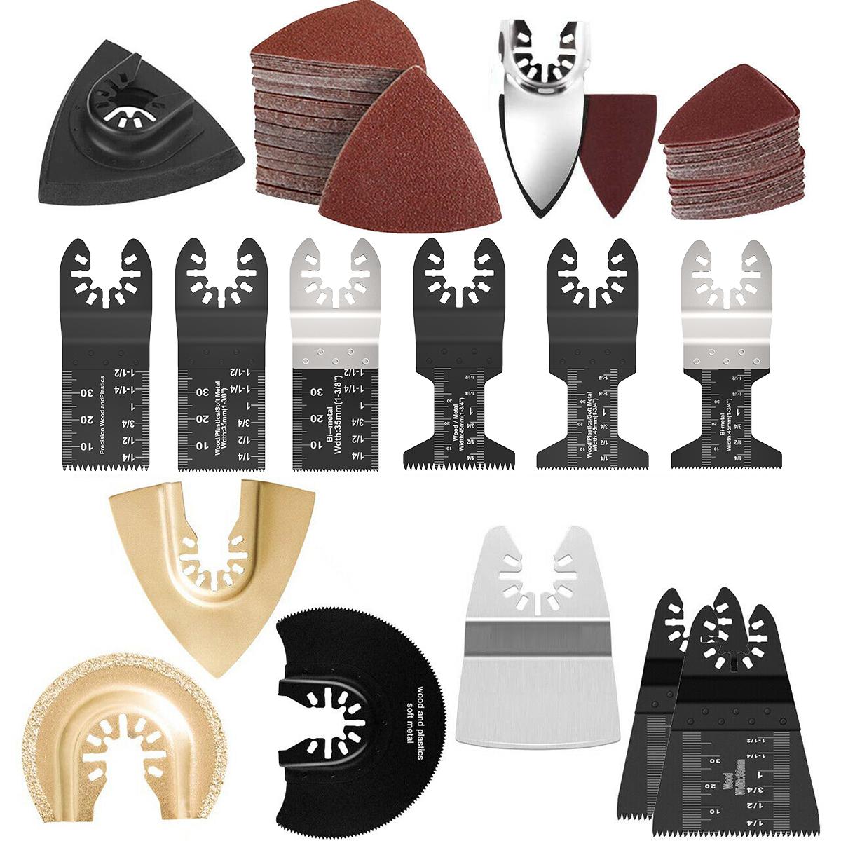 124 шт. Многофункциональные лезвия Осциллирующие пильные полотна Биметаллические лезвия Высокоточные Быстрорежущие пильные полотна Лезвия для реноватора-триммера
124 шт. Многофункциональные лезвия Осциллирующие пильные полотна Биметаллические лезвия Высокоточные Быстрорежущие пильные полотна Лезвия для реноватора-триммера