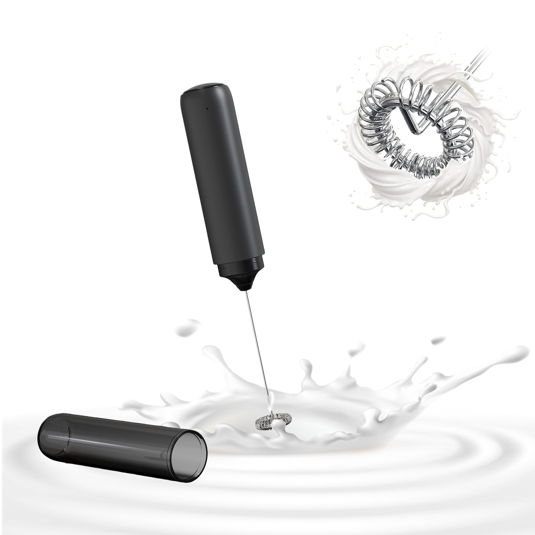 Handheld Electric Milk Frother with 304 Stainless Steel Mixing Head, USB Charging Design, Storage Sleeve, Easy to Make Coffee, Latte, Cappuccino, Hot
Handheld Electric Milk Frother with 304 Stainless Steel Mixing Head, USB Charging Design, Storage Sleeve, Easy to Make Coffee, Latte, Cappuccino, Hot