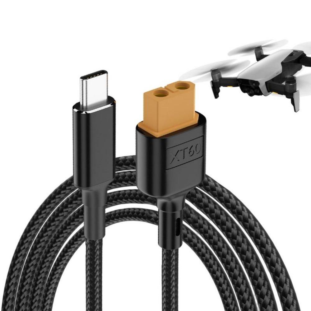 Кабель-перехідник XT60 – Type-C Кабель-перехідник USB-C – XT60 Кабель для заряджання Накопичувач енергії Джерело живлення 1m
Кабель-перехідник XT60 – Type-C Кабель-перехідник USB-C – XT60 Кабель для заряджання Накопичувач енергії Джерело живлення 1m