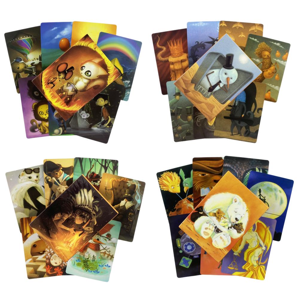 8 наборов/партий игровых карт 8 стилей Tell Story Cards Game Высококачественная настольная колода для детей Daydreams Memories Revelations Expansion
8 наборов/партий игровых карт 8 стилей Tell Story Cards Game Высококачественная настольная колода для детей Daydreams Memories Revelations Expansion