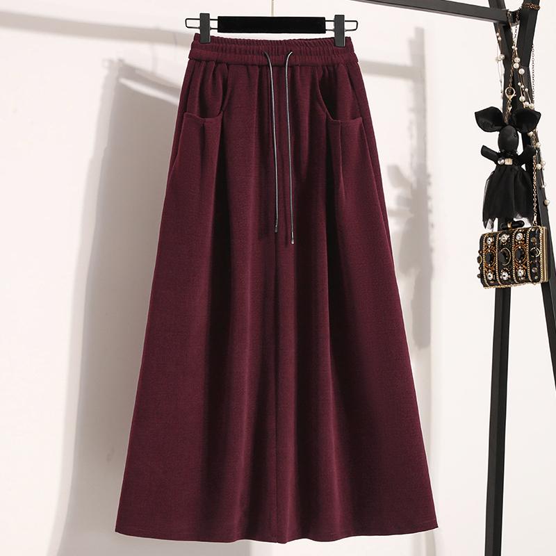 DIMANAF 2024 Осень Зима Плюс Размер Длинные Женские Юбки Однотонные А-силуэта Большие Размеры Женские Элегантные С Высокой Талией Новые Юбки 4XL
DIMANAF 2024 Осень Зима Плюс Размер Длинные Женские Юбки Однотонные А-силуэта Большие Размеры Женские Элегантные С Высокой Талией Новые Юбки 4XL
