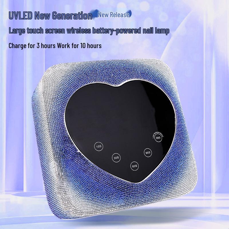 Dual-Color Rhinestone Nail Phototherapy Lamp - High Power, No Darkening, Charging & Storage Enabled Nail Curing Lamp
Dual-Color Rhinestone Nail Phototherapy Lamp - High Power, No Darkening, Charging & Storage Enabled Nail Curing Lamp